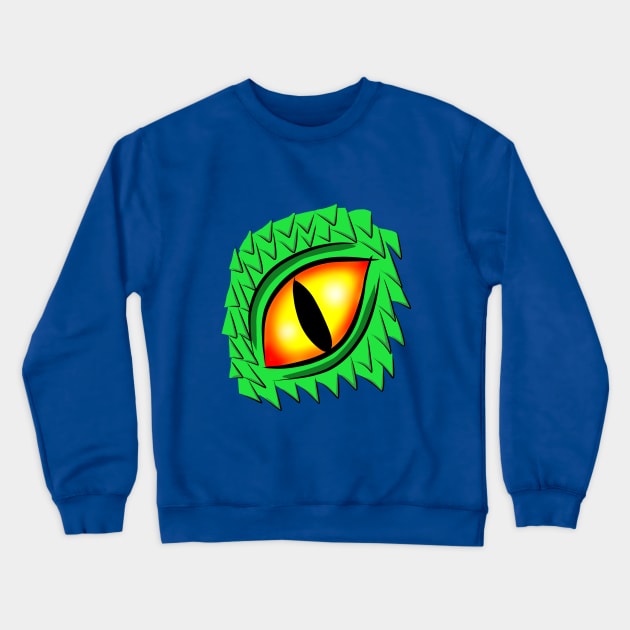 Dragon eye Crewneck Sweatshirt by MelanieJeyakkumar